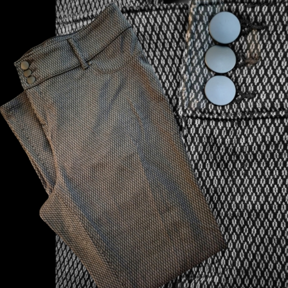 Patterned Stretch Pants - Picture 11 of 12